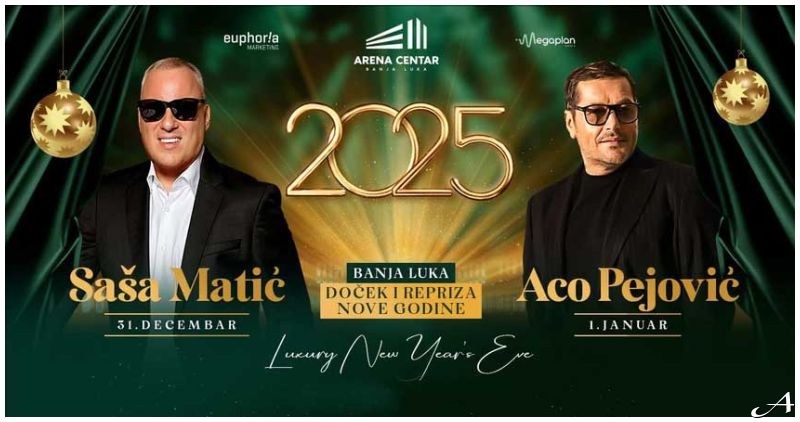Saša Matić Doček Nove godine 2026