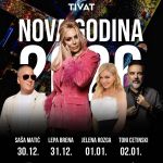 Lepa Brena - plakat za doček Nove godine u Tivtu