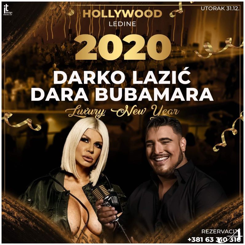 Dara Bubamara Doček Nove godine 2026