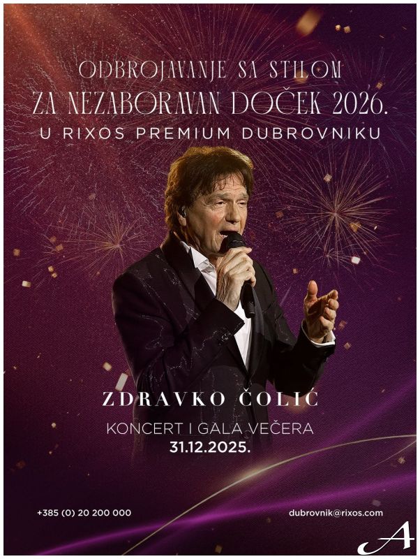 Zdravko Čolić Doček Nove godine 2026