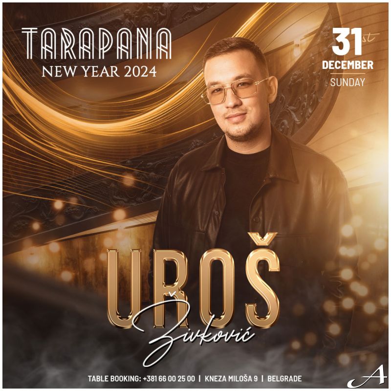 Uroš Živković Doček Nove godine 2026