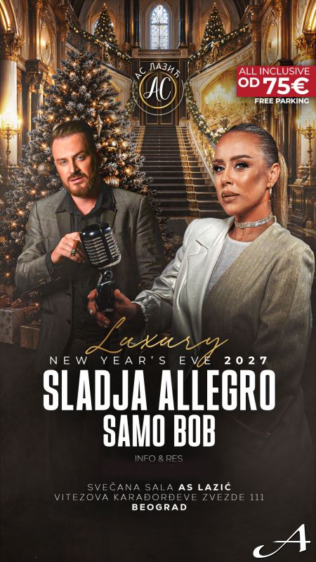 Slađa Allegro doček Nove godine 2027