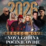 Haris Džinović plakat za doček Nove godine u Herceg Novom