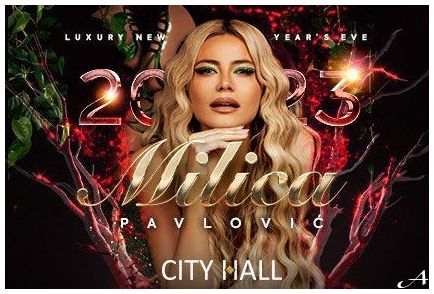 Milica Pavlović Doček Nove godine 2026