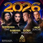 Uroš Živković Doček Nove godine - plakat