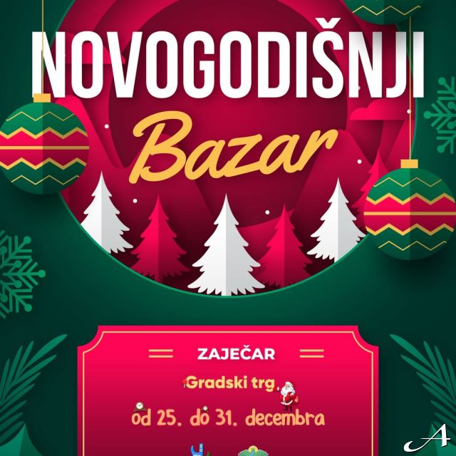 Doček Nove godine - novogodišnji bazar