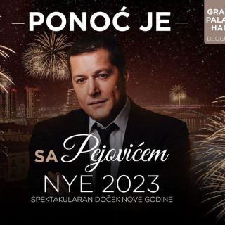 Doček Nove godine - pevač i vatromet