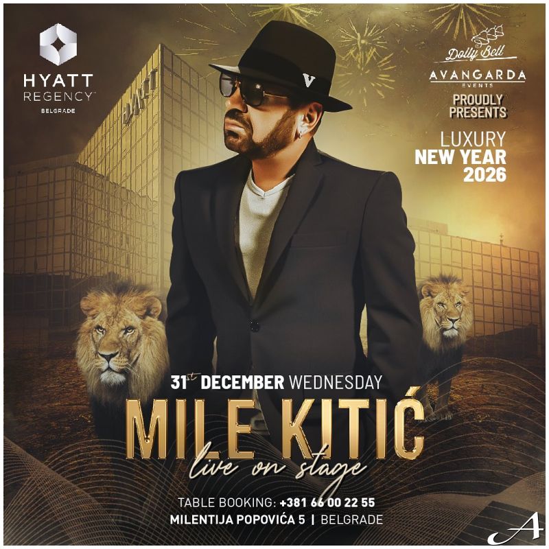 Mile Kitić doček Nove godine 2026