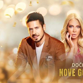 Doček Nove godine - dvoje ljudi