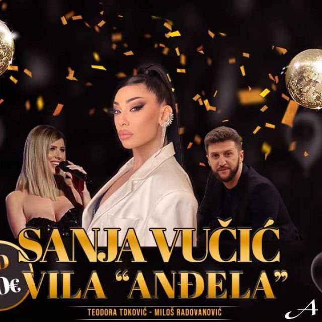 Doček Nove godine - pevačica i gosti