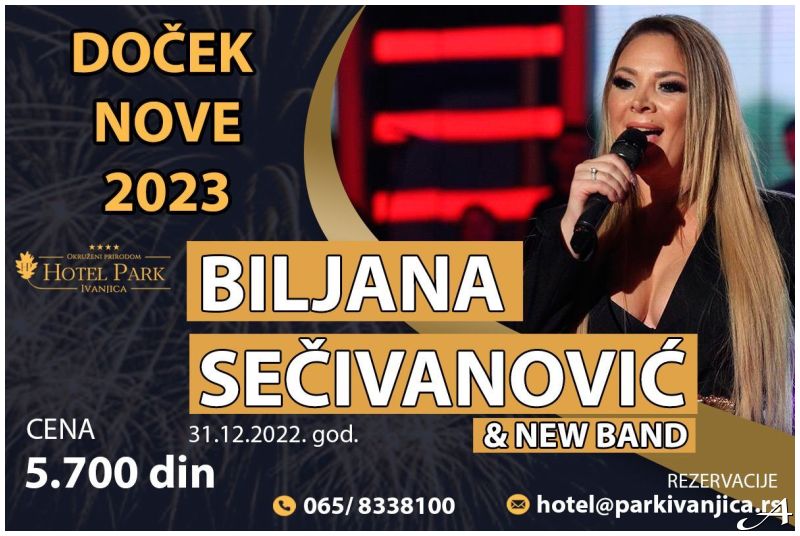 Biljana Sečivanović Doček Nove godine 2026