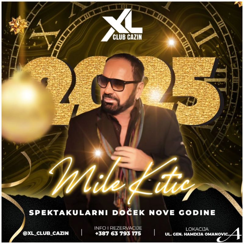 Mile Kitić doček Nove godine 2026
