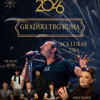 Doček Nove godine - izvođači na bini