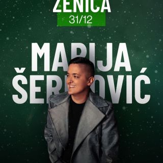 Doček Nove godine - pevač na posteru