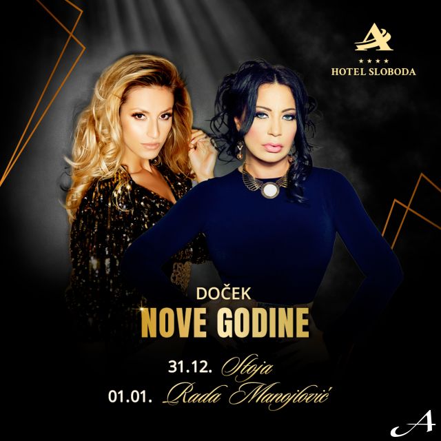 Doček Nove godine - dve pevačice