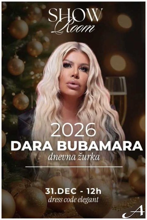 Dara Bubamara Doček Nove godine 2026