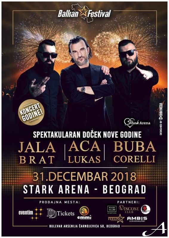 Aca Lukas Doček Nove godine 2026