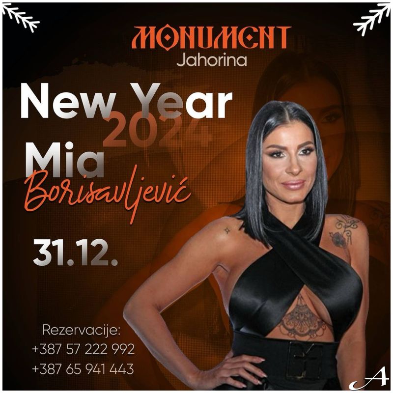 Mia Borisavljević Doček Nove godine 2026