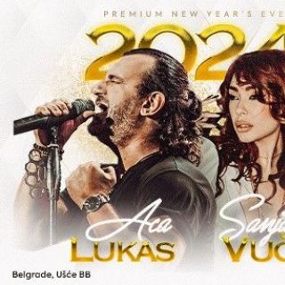 Doček Nove godine - pevači na sceni