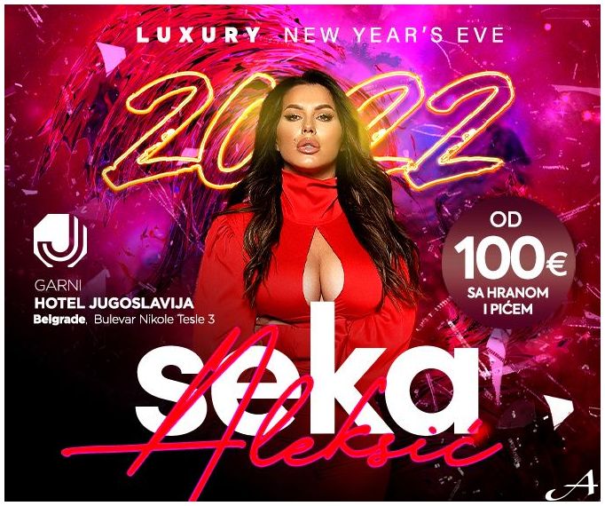 Seka Aleksić Doček Nove godine 2026