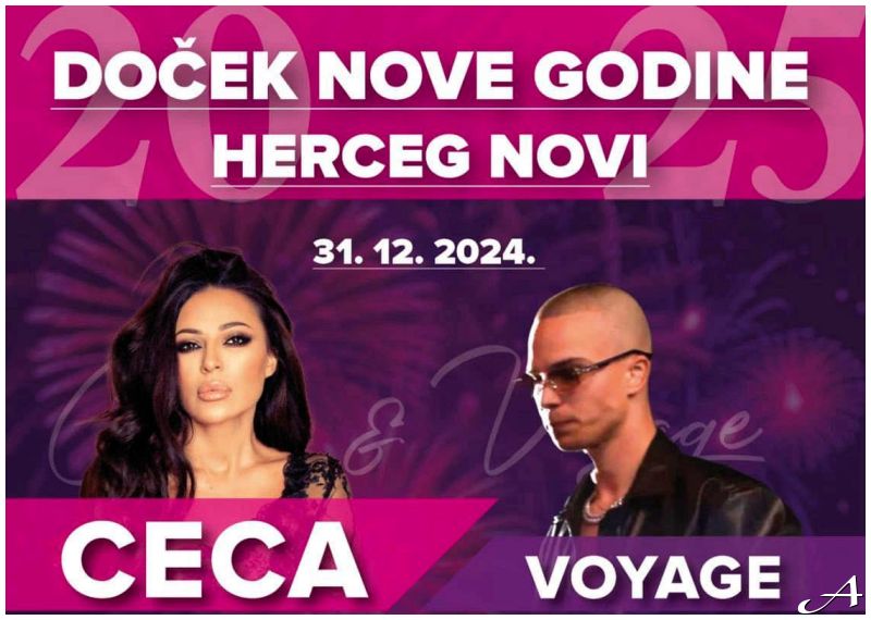Ceca Doček Nove godine 2026