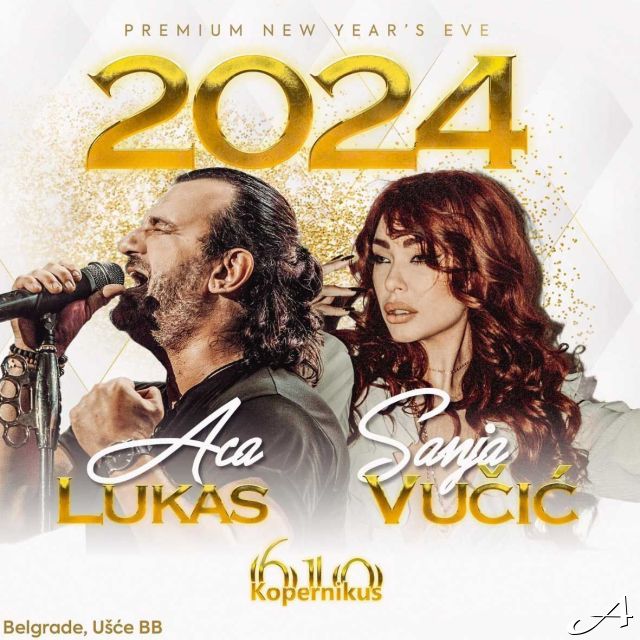 Doček Nove godine - pevači nastupaju