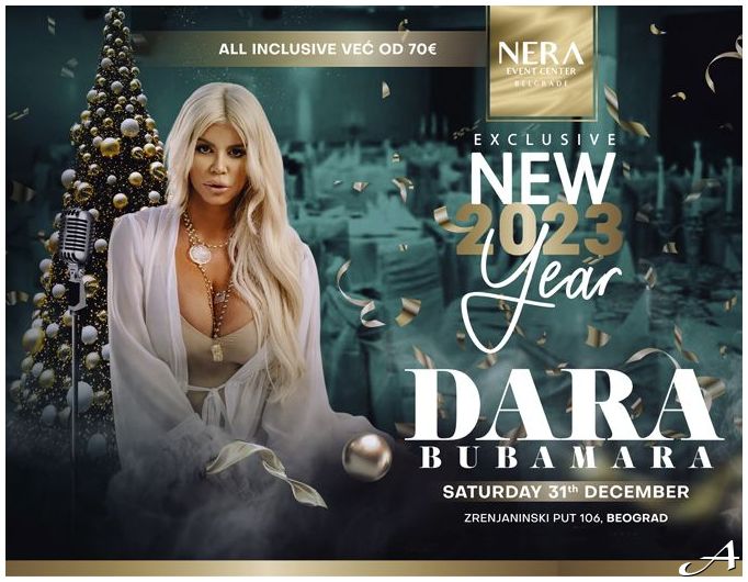 Dara Bubamara Doček Nove godine 2026
