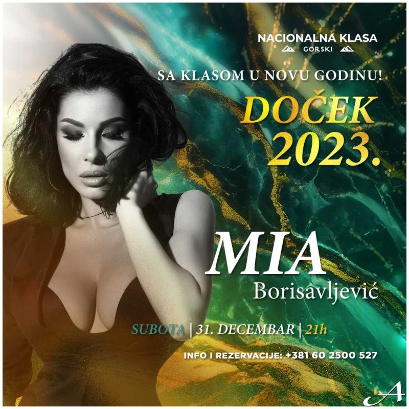 Mia Borisavljević Doček Nove godine 2026