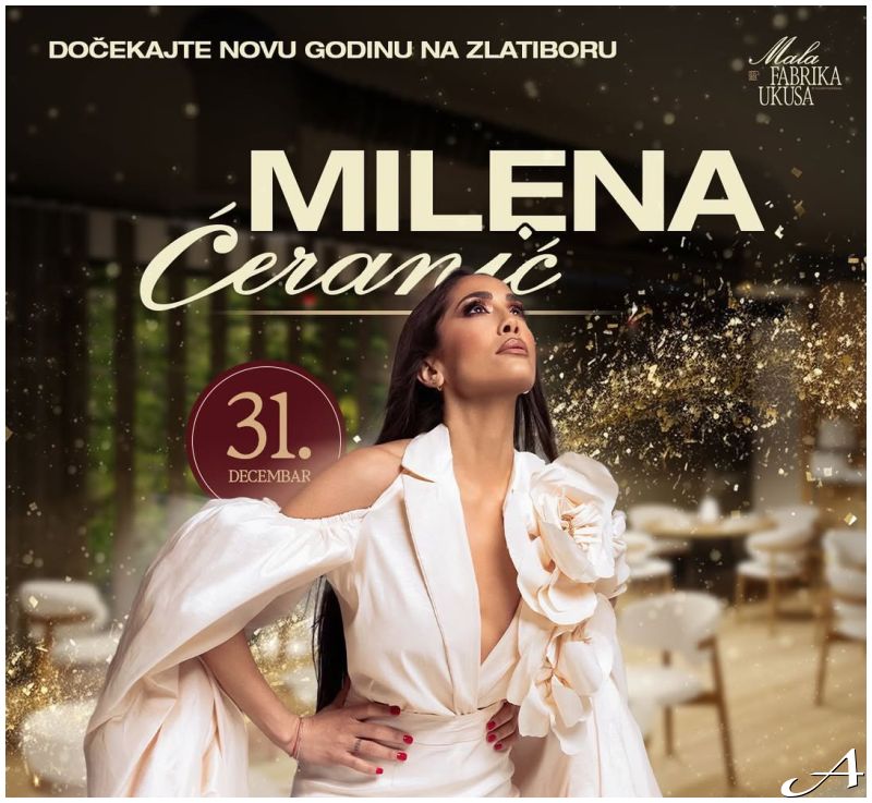 Milena Ćeranić Doček Nove godine 2026