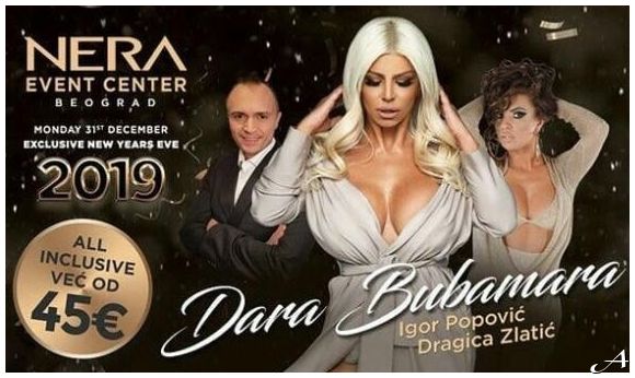 Dara Bubamara Doček Nove godine 2026