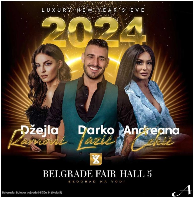 Andreana Čekić Doček Nove godine 2026