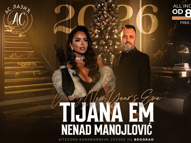 Doček Nove godine u restoranu AS Lazić