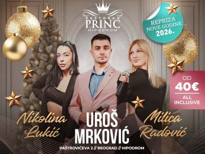 Restoran Princ repriza dočeka Nove godine 2026