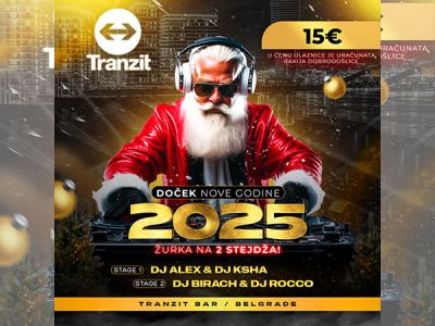 Klub Tranzit Nova godina 2027 Klub Tranzit Nova godina 2027