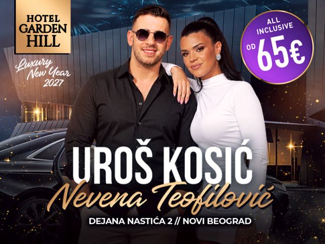 Doček Nove godine 2027 u Hotelu Garden Hill Doček Nove godine 2027 u Hotelu Garden Hill