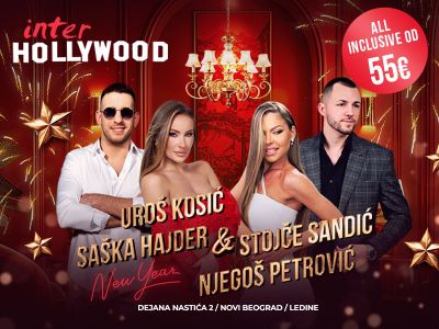 Restoran Inter Hollywood Ledine Doček Nove godine 2027 Restoran Inter Hollywood Ledine Doček Nove godine 2027