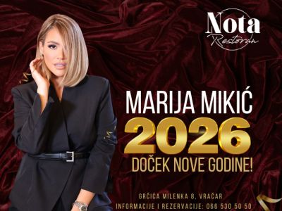 Restoran Nota Doček Nove godine 2027 Restoran Nota Doček Nove godine 2027