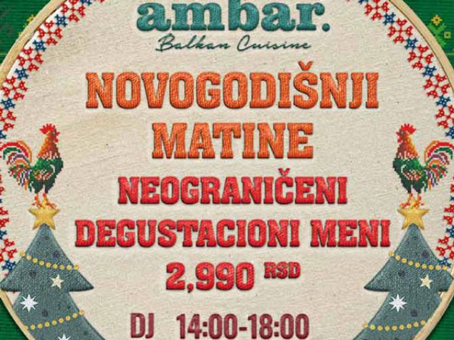 Ambar restoran - novogodišnji matinee