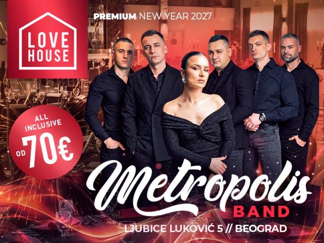 Doček Nove godine 2027 u Love House Event Hall-u Doček Nove godine 2027 u Love House Event Hall-u