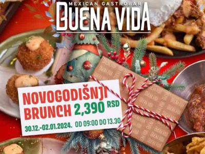 Restoran Buena Vida Novogodišnji branč 2027 Restoran Buena Vida Novogodišnji branč 2027