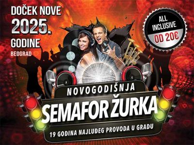 Semafor žurka - Doček Nove godine 2027 Semafor žurka - Doček Nove godine 2027