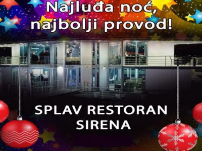 Splav restoran Sirena - Doček Srpske Nove godine 2026