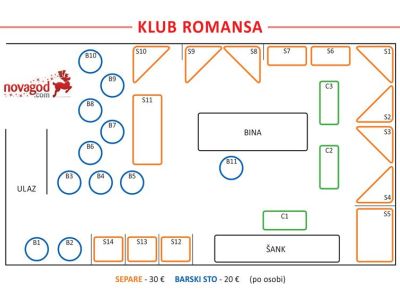 Romansa Night Club Nova godina 2027 Romansa Night Club Nova godina 2027