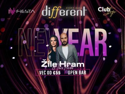 Different Event Hall Club Stage Doček Nove godine 2026