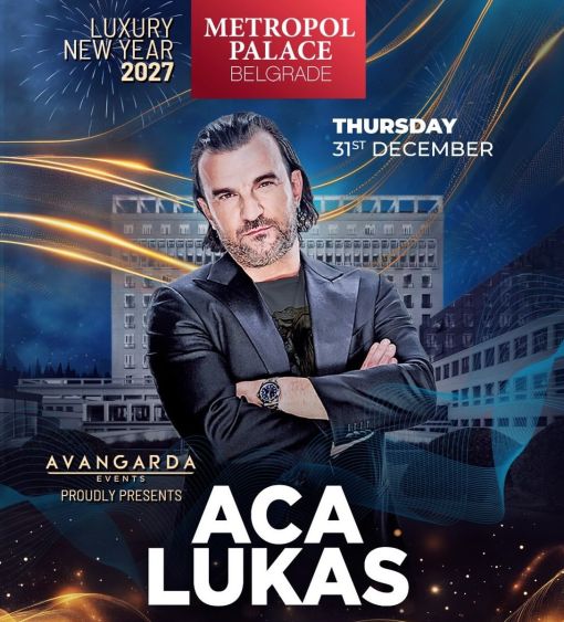 Aca Lukas - Nova godina 2027 u Hotelu Metropol Palace